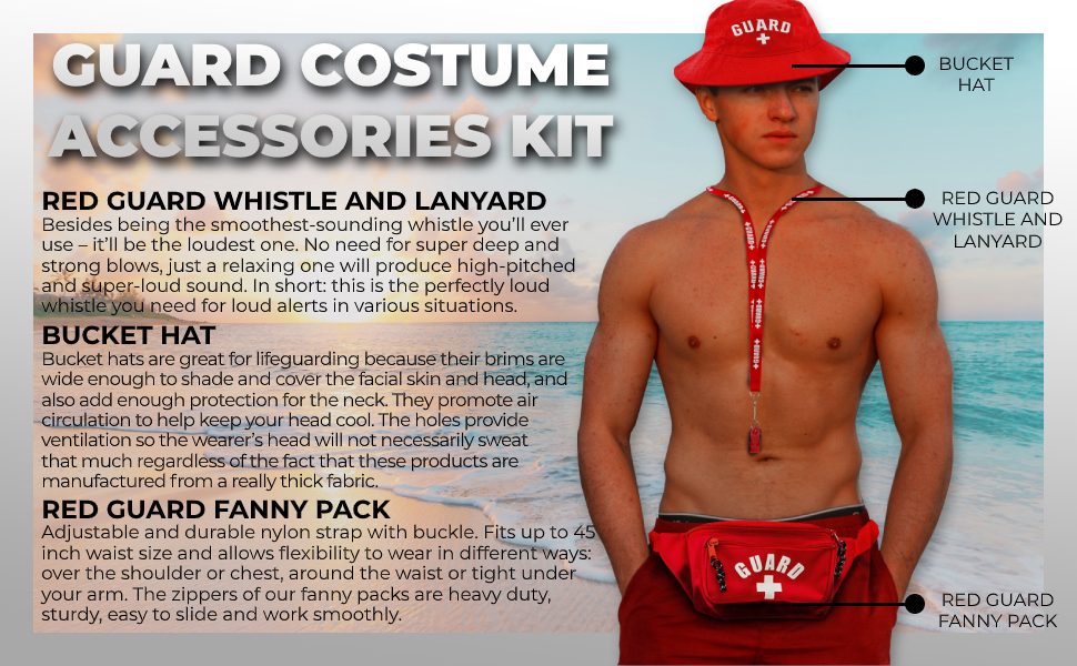 BLARIX Guard Costume Accessories Kit Cap 