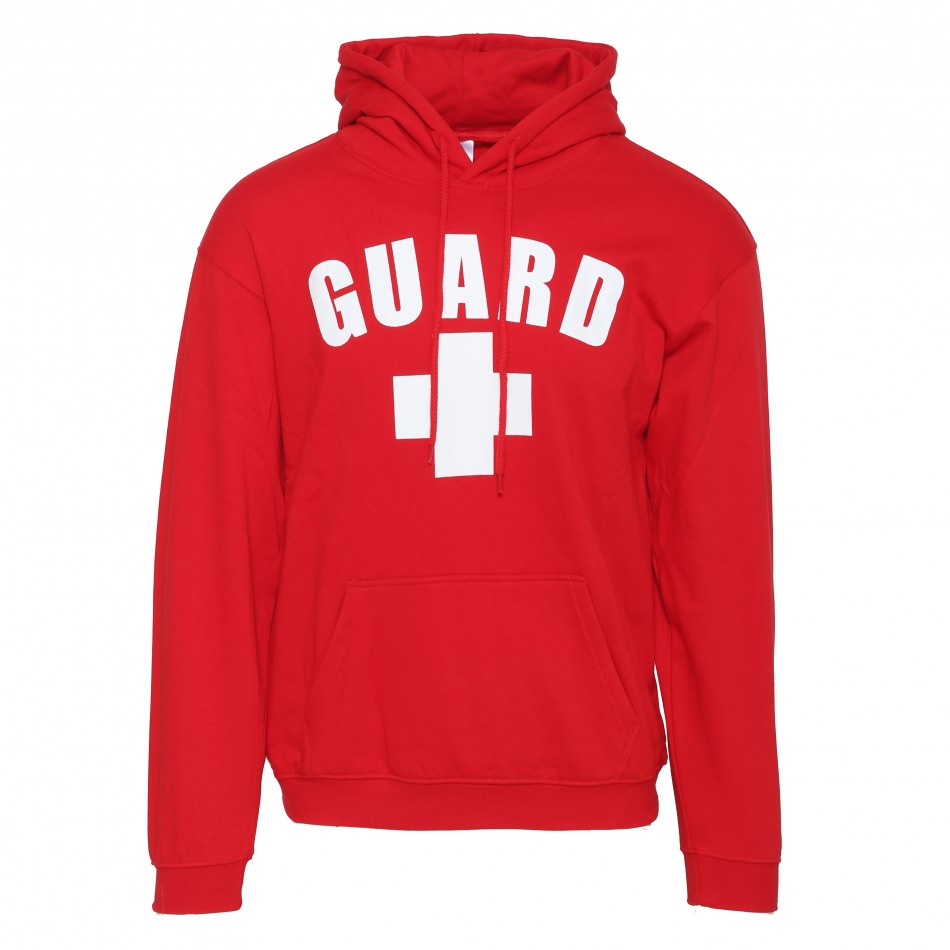 Lifeguard New York City NY Life Guard Sweatshirt Red