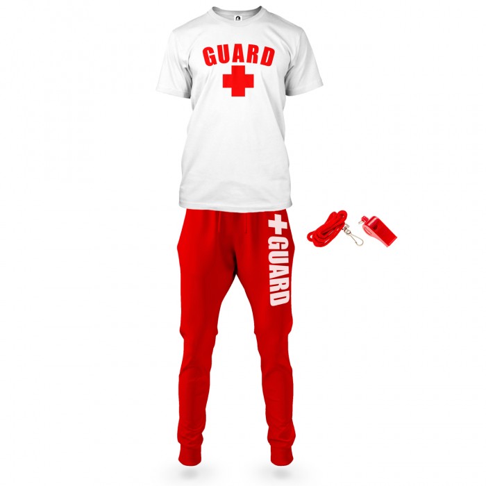 Mens Lifeguard T-Shirt and Joggers Outfit Mens Lifeguard T-Shirt and Joggers Outfit