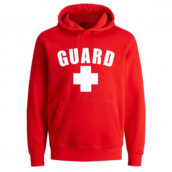Red Lifeguard Hoodie Red Lifeguard Hoodie