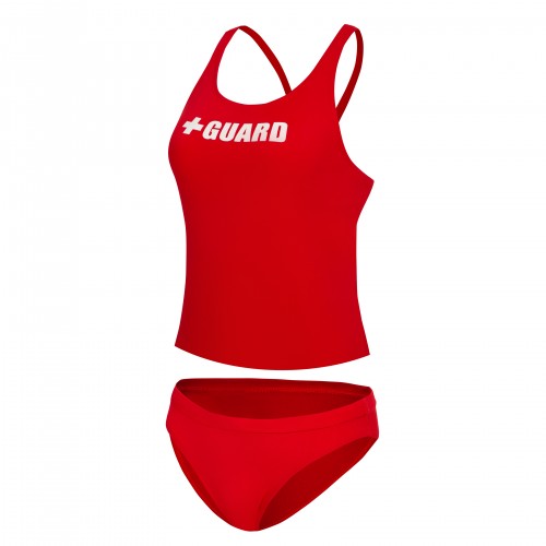 Lifeguard Tankini Swimsuit 2pc