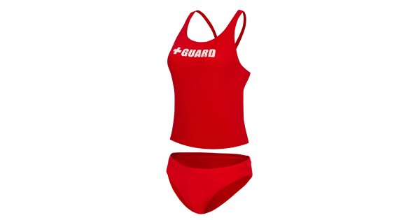 Lifeguard Tankini Swimsuit 2pc with cups