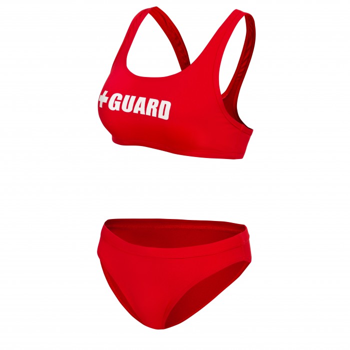 Lifeguard Swimsuit Wide Strap 2pc