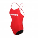 Lifeguard Tie Back Swimsuit 1pc Lycra